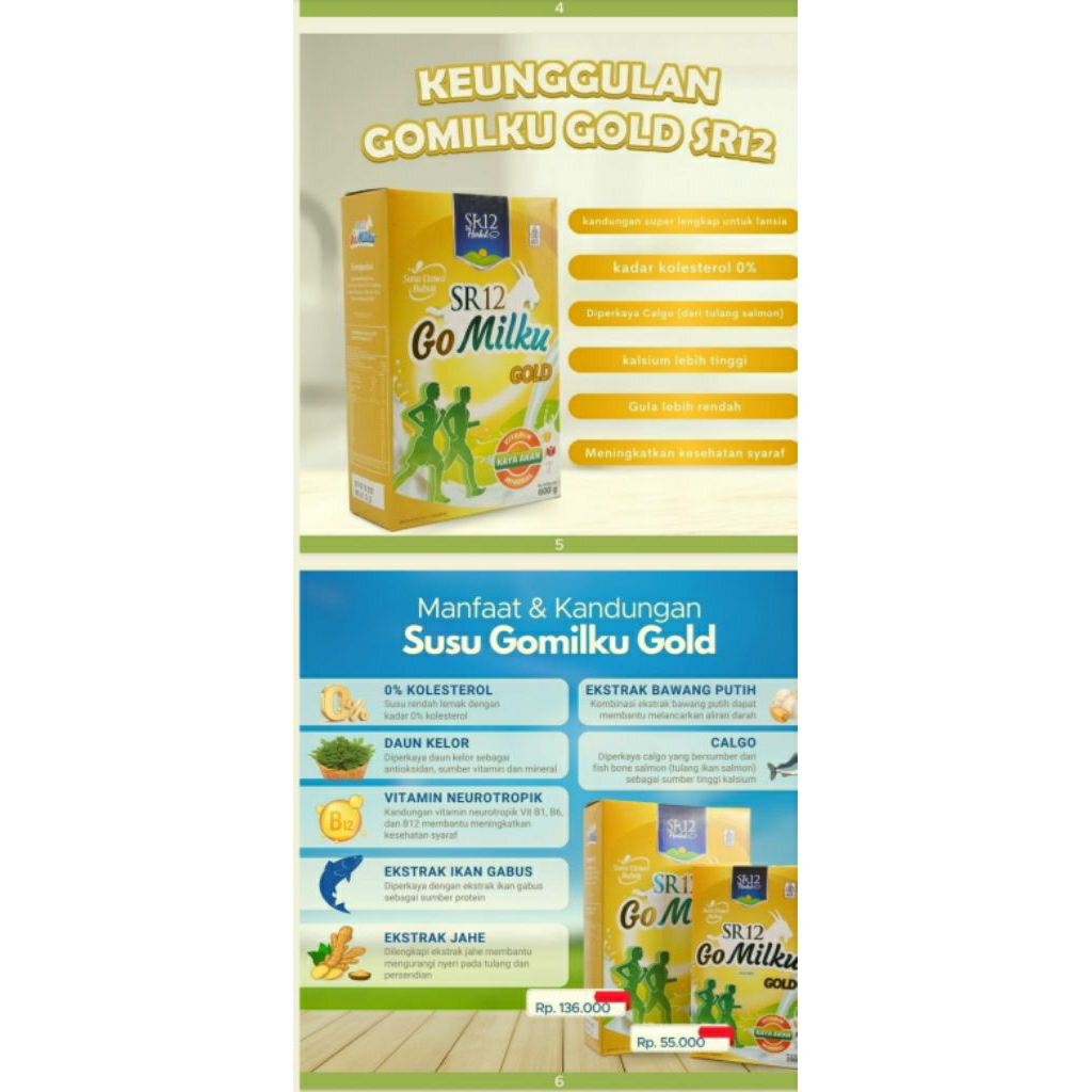susu go milk gold sr12