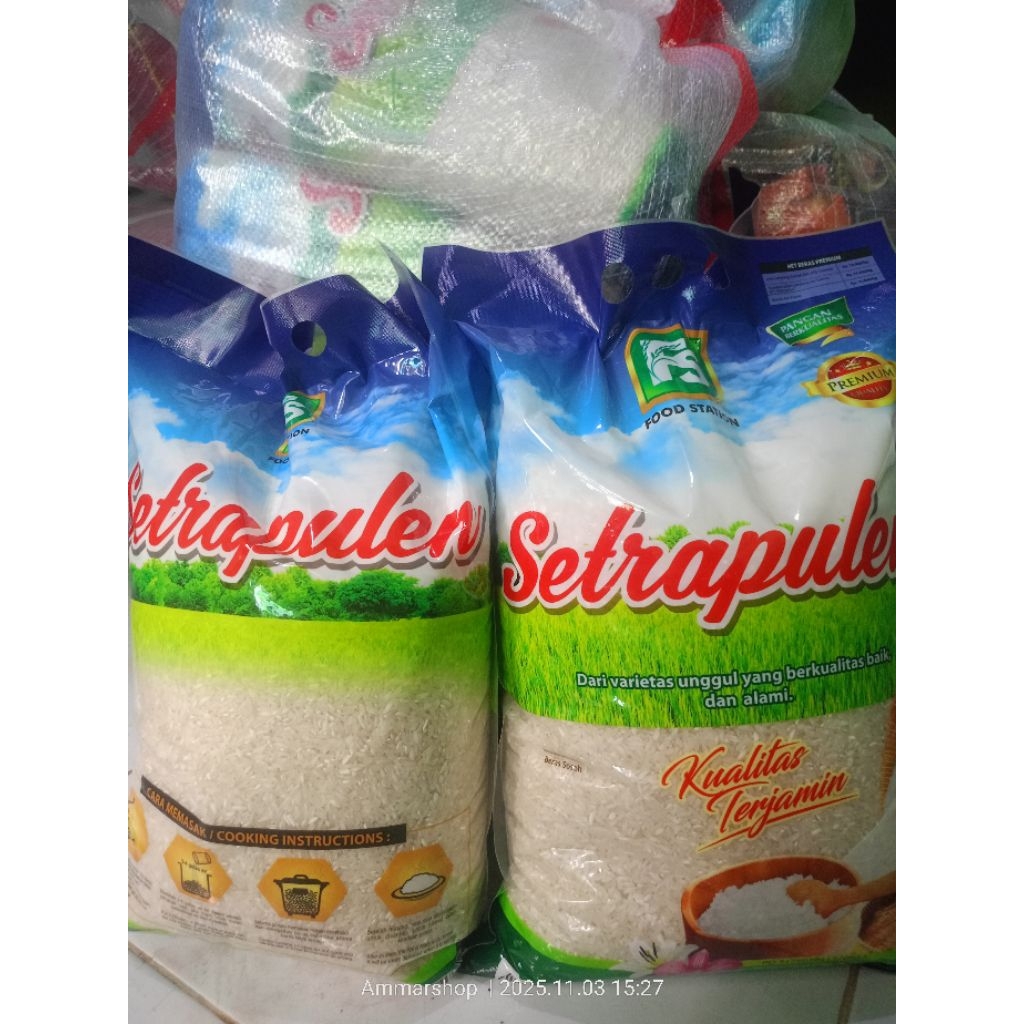 Beras FS Food Station Onthel / Sego Awi 5kg