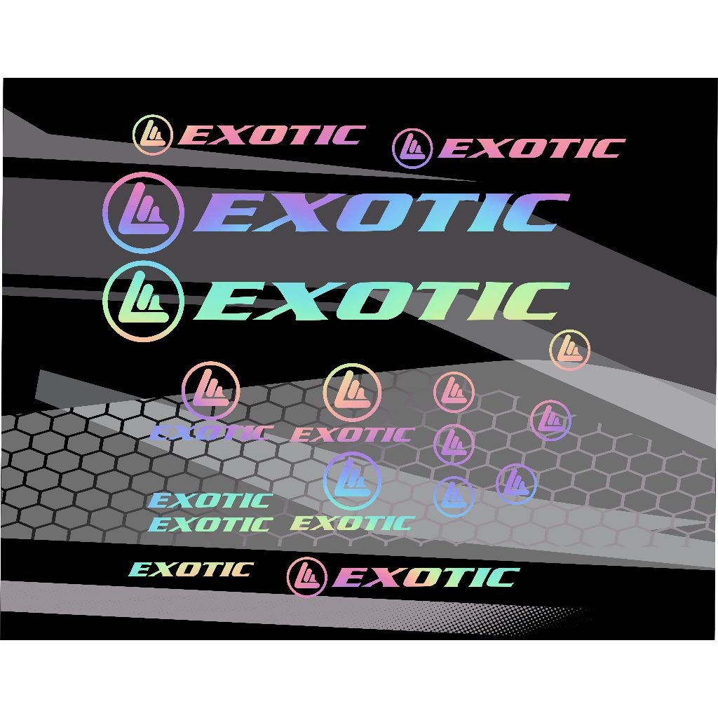 stiker sepeda exotic cutting sepeda lipat