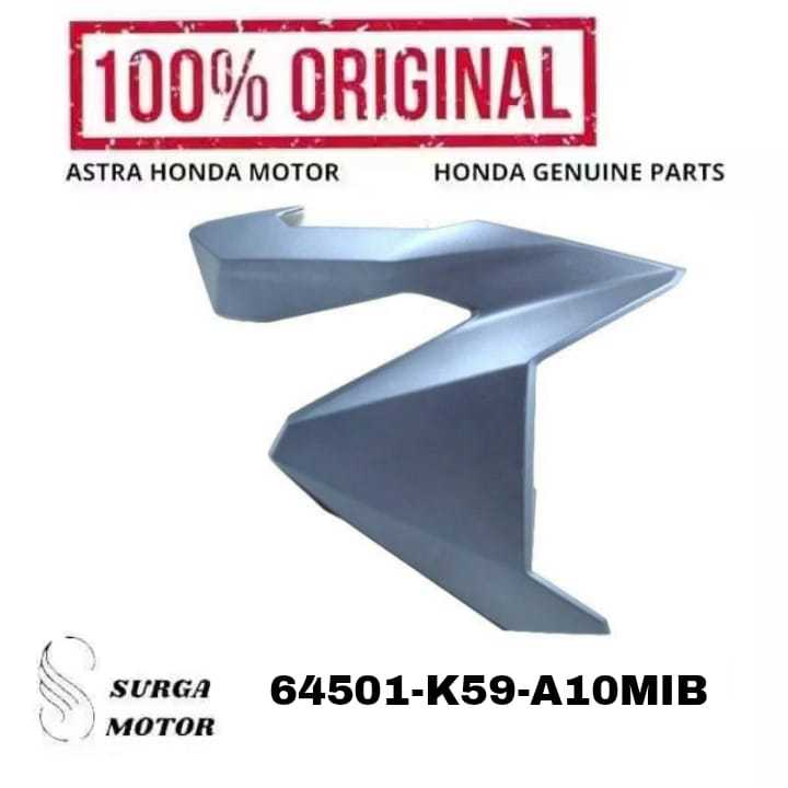 Cover Kanan Depan Biru Matte Doff Dop Motor Honda Vario 150 eSP K59 K60 K60R 64501K59A10MIB 64501-K5