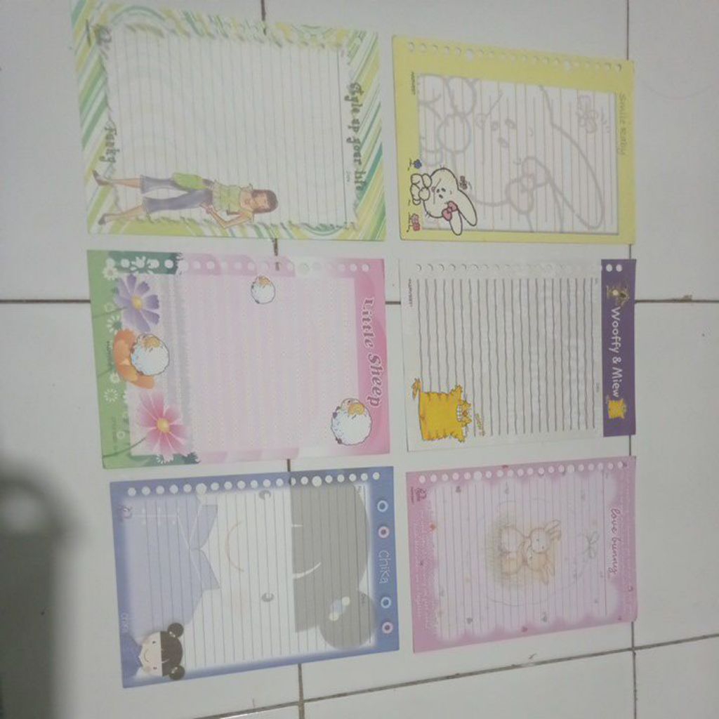 Isi Kertas Binder Harvest Langka Jadul di Jual Satuan