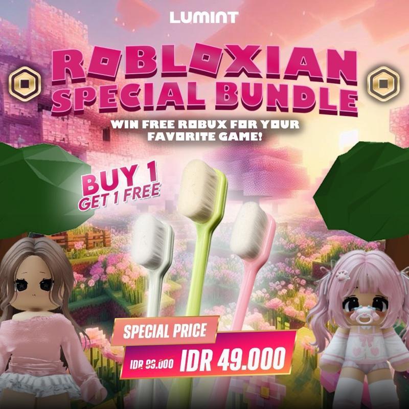 [Robloxian Special Bundle] - Buy 1 Get 1 Free Lumint Super Cloud Toothbrush Sikat Gigi Bulu Halus BO