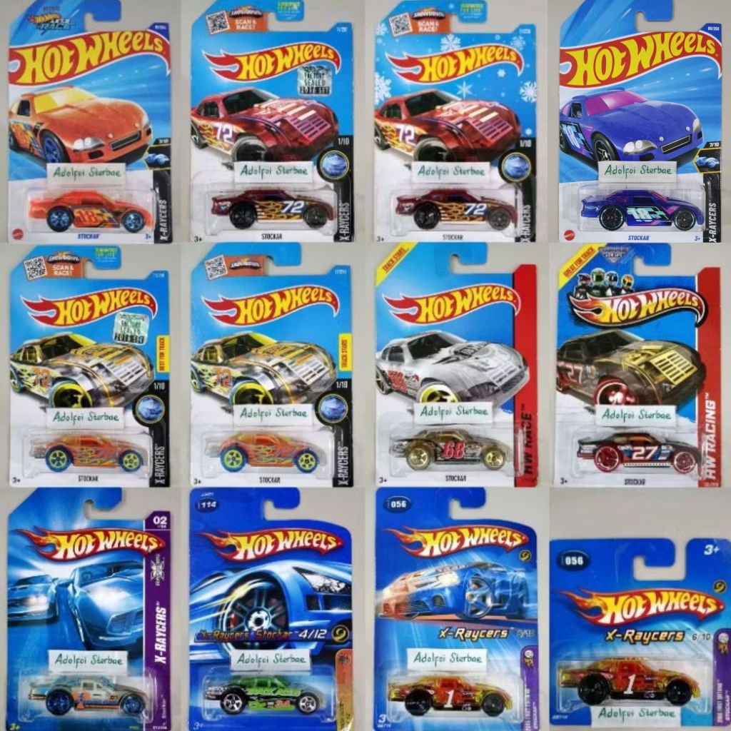 hotwheels hot wheels stockar factory sealed hw race x-raycers great best for track stars hw racing x