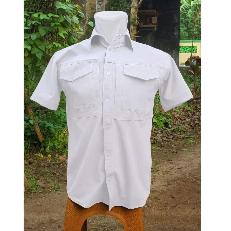 kemeja Paspampres pria tangan pendek jumbo , kemeja tactical pria size 3XL,4XL,5XL,6XL , kemeja form