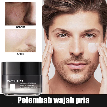 Krim Pria Pemutih Wajah Krim pelembab hidrasi pria Anti Kerut Pelembab Kulit Kering Krim Kerut Wajah