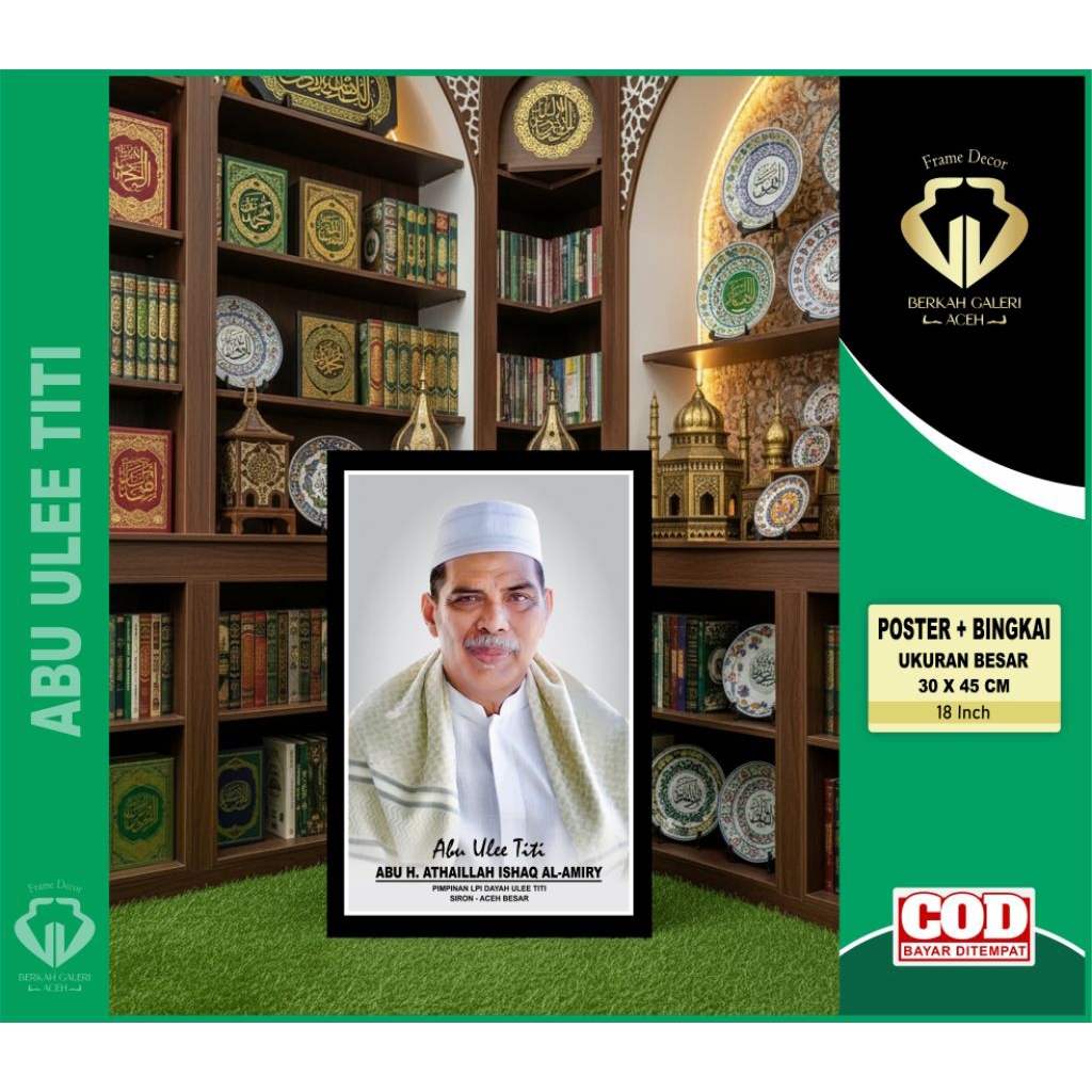 POSTER ULAMA ACEH / FOTO ABU ULEE TITI