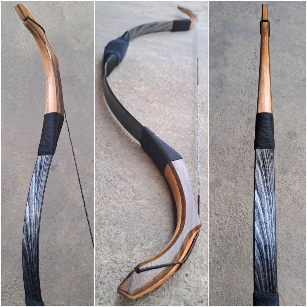 Busur Panah Horsebow Siyah Turkish Sonokeling Laminasi