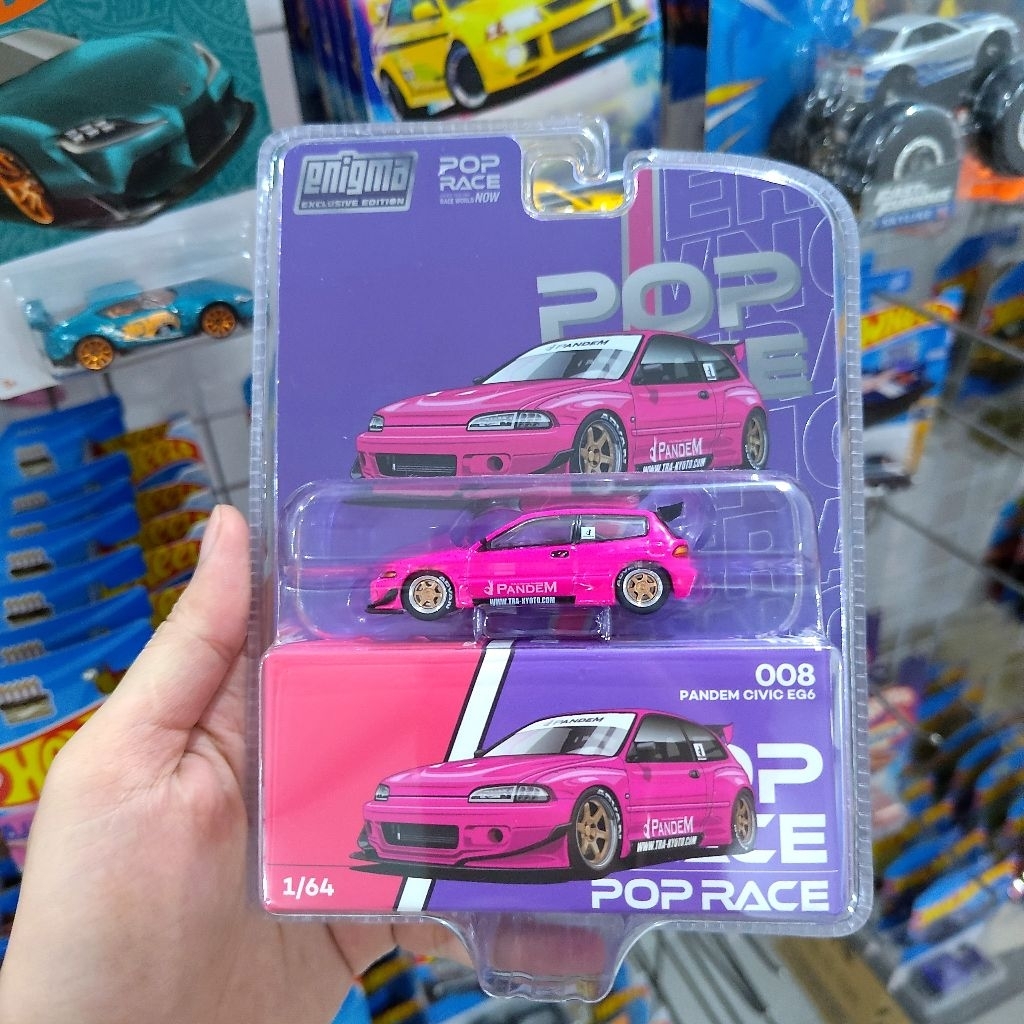 Pop Race Pandem Civic Eg6 Pink - POP RACE