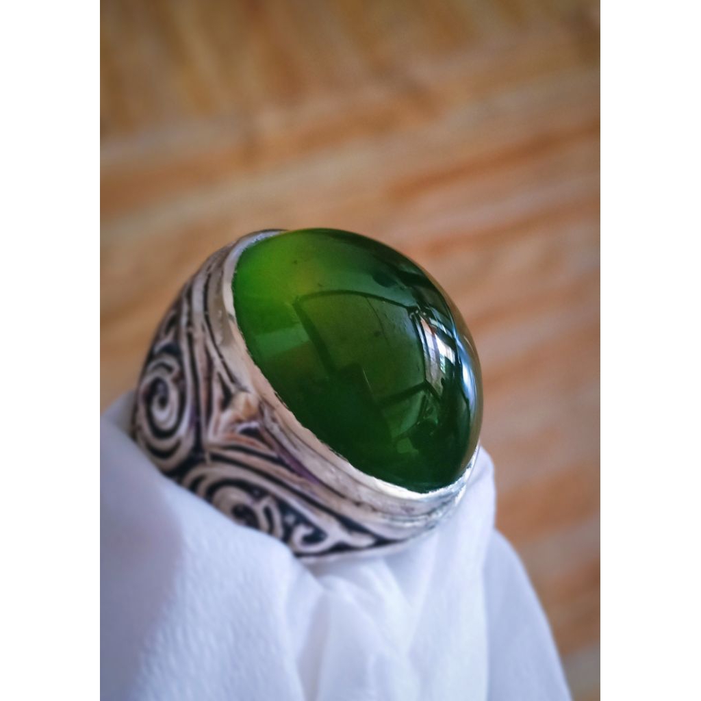 Batu akik/batu akik natural/batu akik serpentine ijo botol