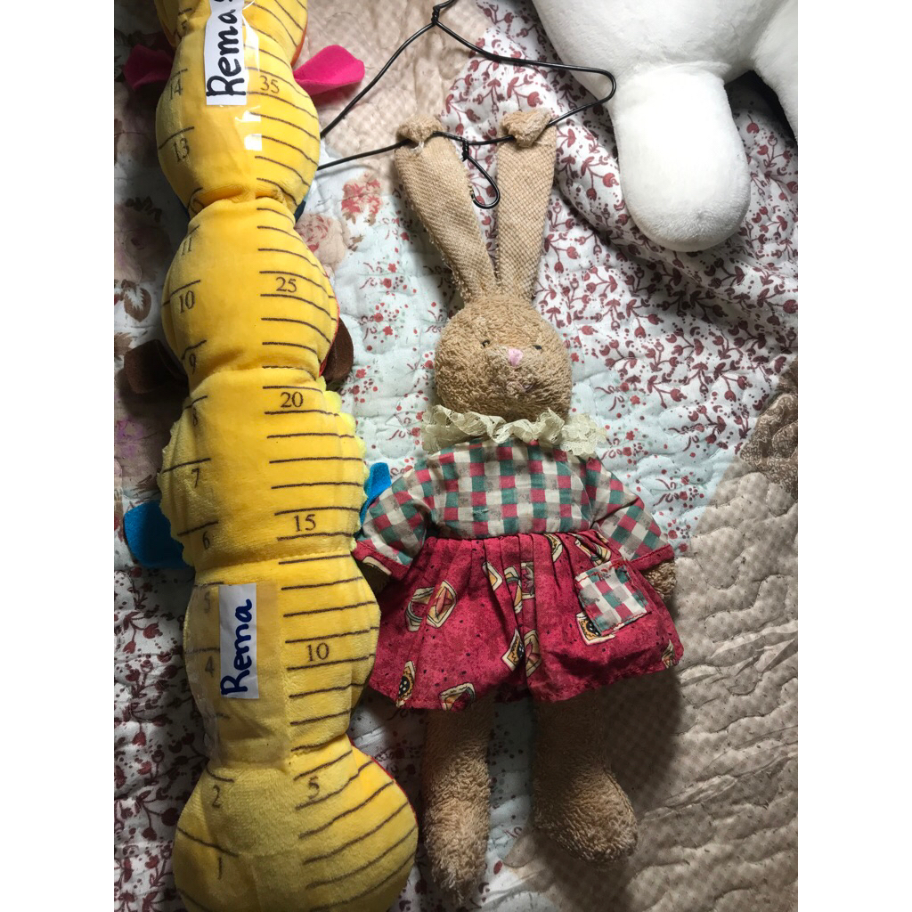 Boneka teddy bear vintage gantungan teddy vintej