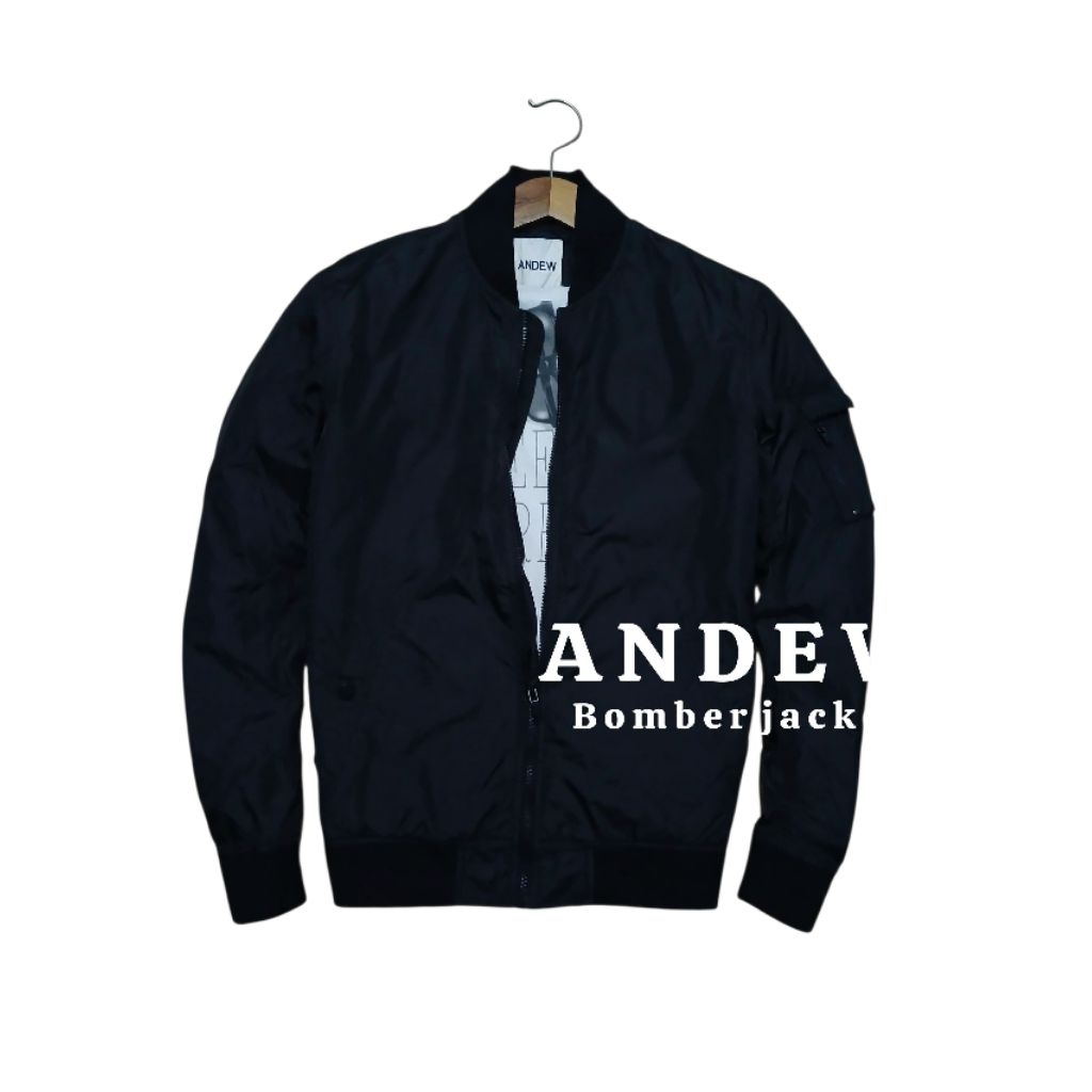 Jaket casual bomber keren ANDEW second murah
