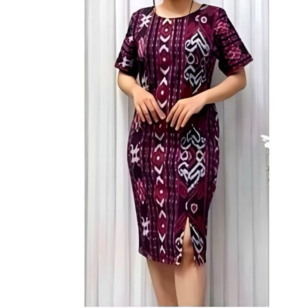 Baju tenun wanita baju tenun troso dress tenun dress kerja