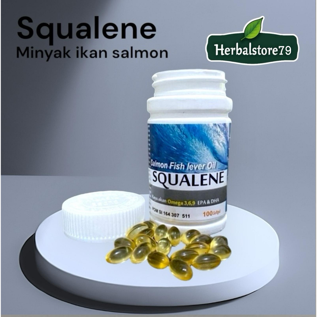 Squalene / Salmon Fish Liver Oil - Minyak Hati Ikan Salmon ORIGINAL