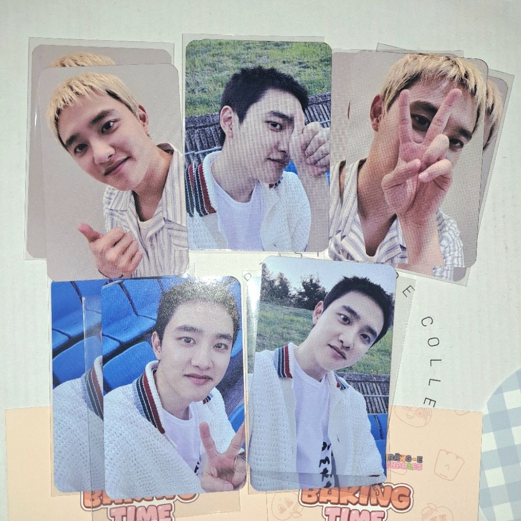 [READY STOCK] Doh Kyungsoo Official Photocard Pop Up Zzirang-e Charles x MoriBori Bakery Pc D.O. Kso