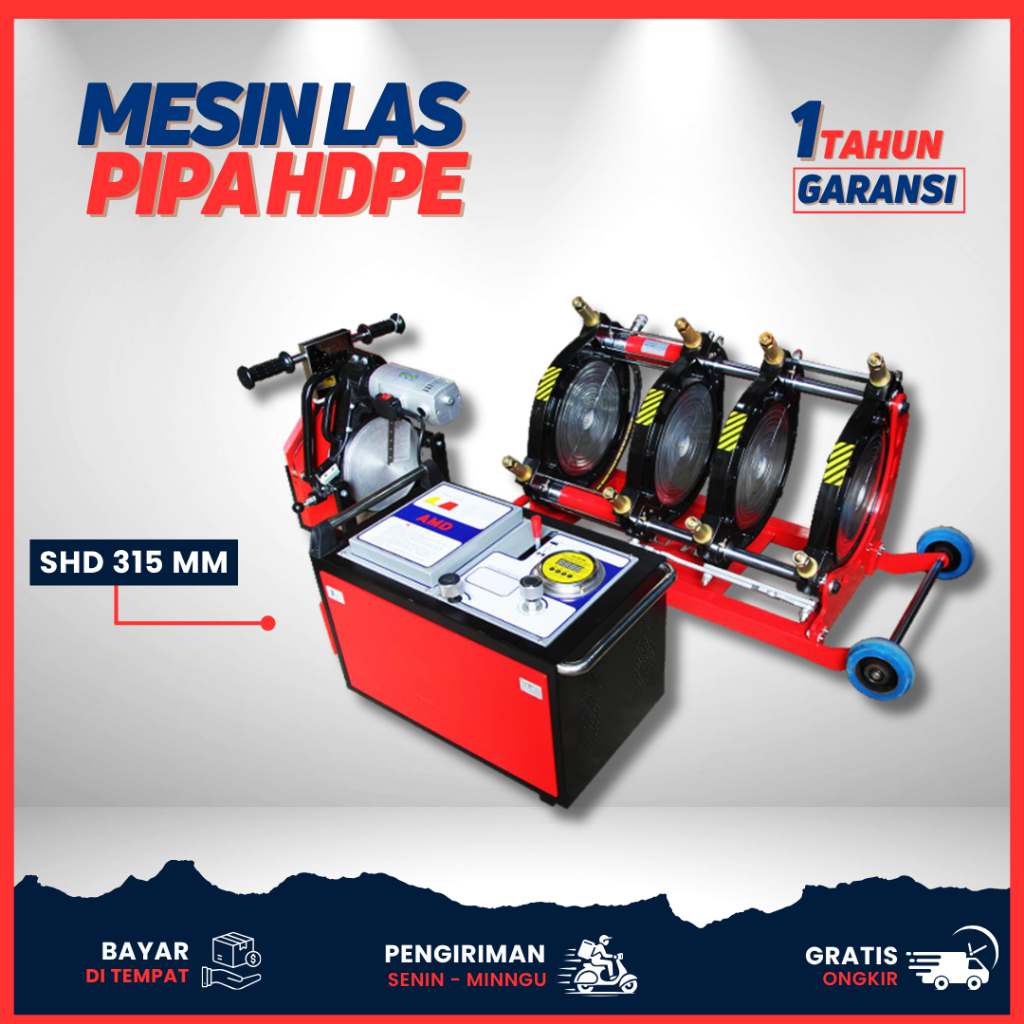 Mesin Las Pipa HDPE 12 Inch Mesin Joint Pipa HDPE 12 Inch ( 315mm )