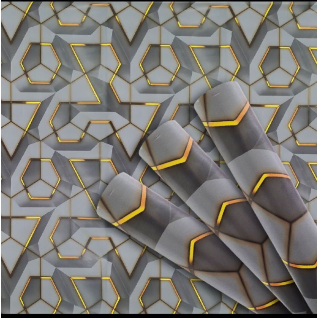 Wallpaper Dinding Stiker Motif 3D Gh299-6 / Gh299 Gh299-1 / wallpaper dinding Ukuran 45cmx 10meter K