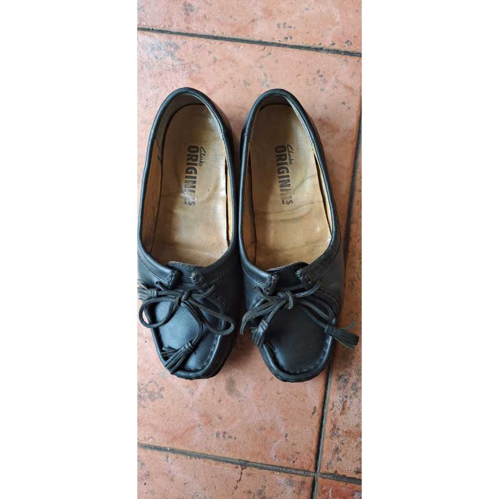 Sepatu Clarks Oxford Loafers Women's Shoes Original Wanita
