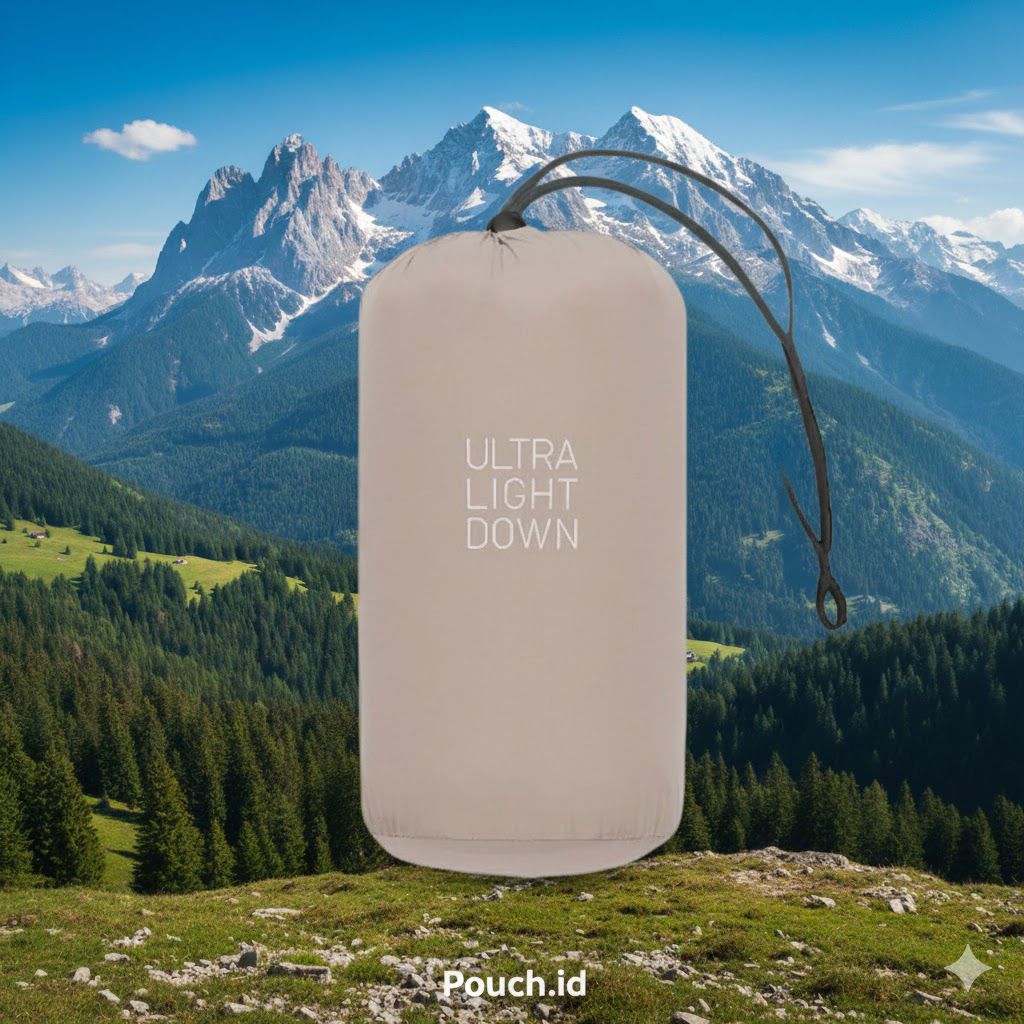 Stuff Sack Uniqlo | Pouch Jaket Ultralight Down | Kantong Jaket Ultralight Uniqlo | Kantong Jaket Bu