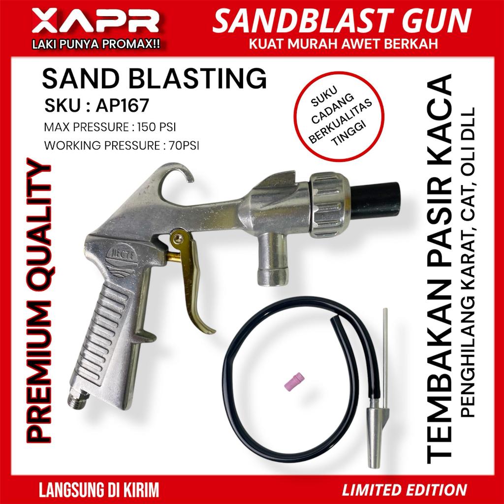 Air Sandblasting Sandblasting Gun Sand Blaster SandBlaster Tembakan Pasir Kaca GUN Sprayer Spray Pas