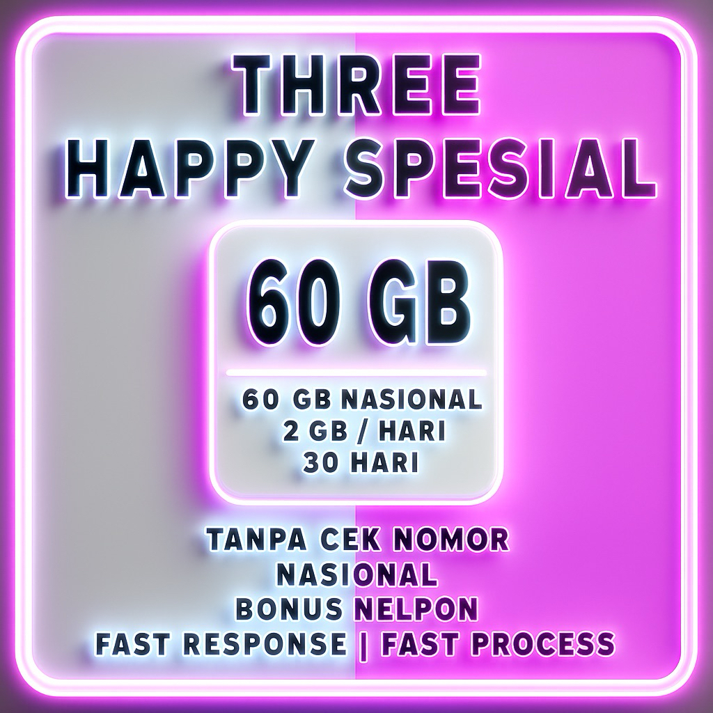 PAKET DATA 3 TRI (HAPPY SPESIAL)