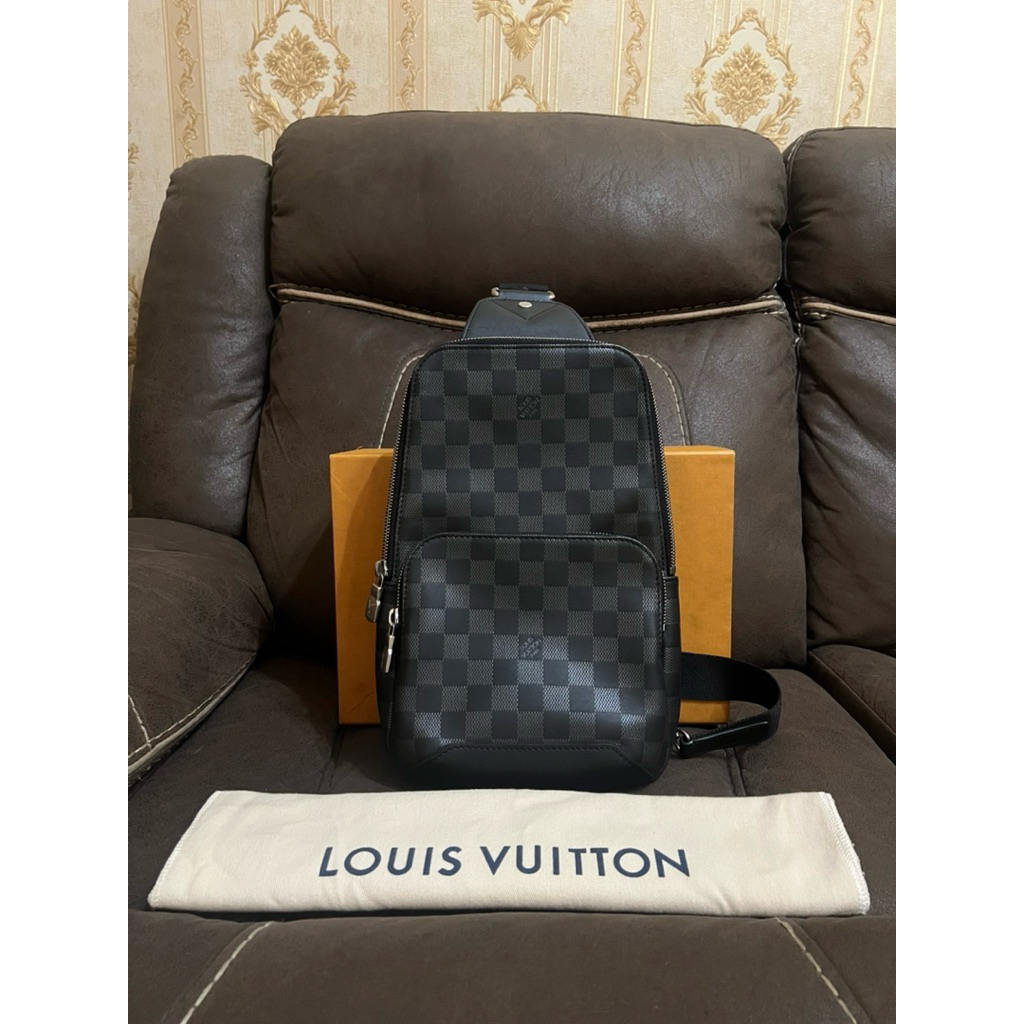 Louis vuitton sling bag avenue infini damier