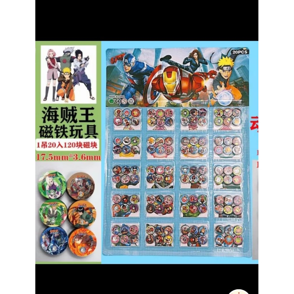 Magnet kancing/magnet mainan/magnet tempel