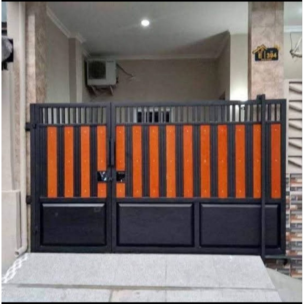 pagar minimalis lisplang serat kayu