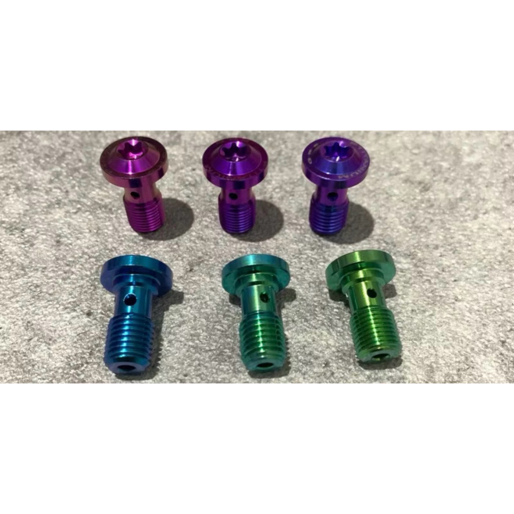 Baut Titanium Banjo Original | Baut Kaliper Titanium | Baut Master Rem Titanium