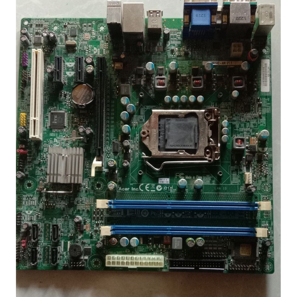 mobo built up acer H61 minus port usb