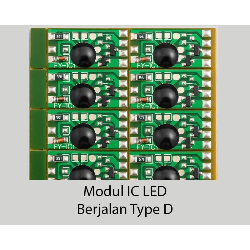 Module  IC LED Berjalan (lampu nyala mati bergantian)