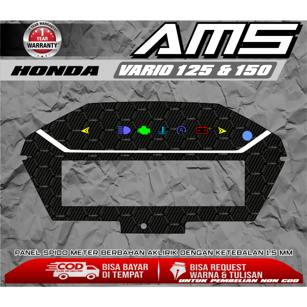 PAPAN SPEEDOMETER CUSTOM VARIO 125 & 150