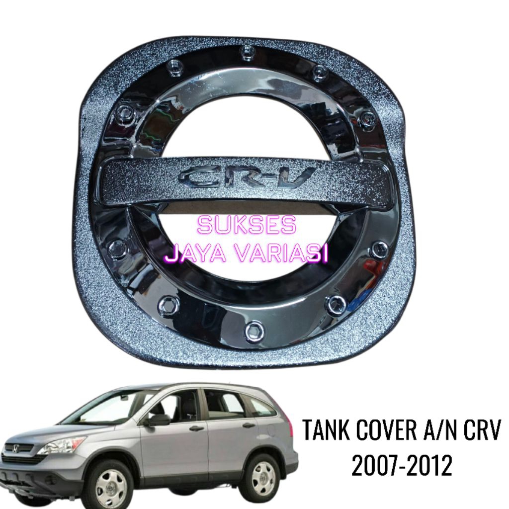 TANK COVER/COVER TUTUP TANGKI MOBIL HONDA ALL NEW CRV 2007-2011 CHROME
