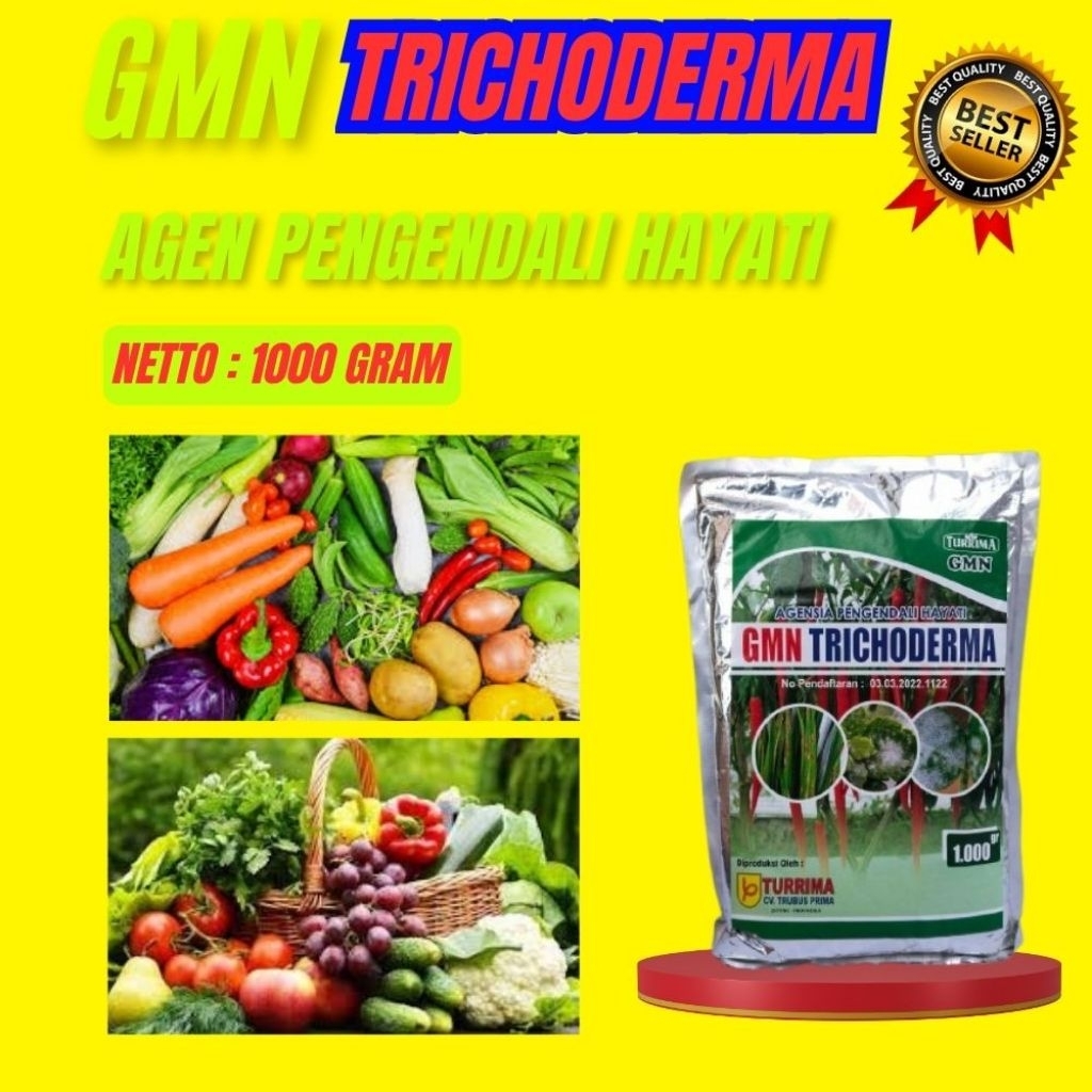 PALING LARIS  GMN GMN Trichoderma Anfush  GMN GMN Trichoderma Asperellum Isi 1kg