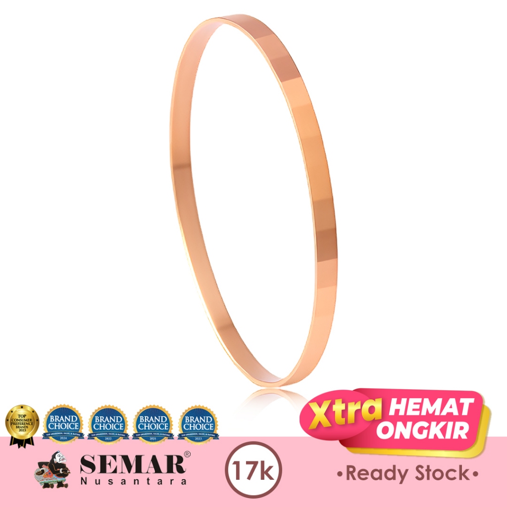 Cincin Emas Carina Minimalist Ring Gold 17K Semar Nusantara