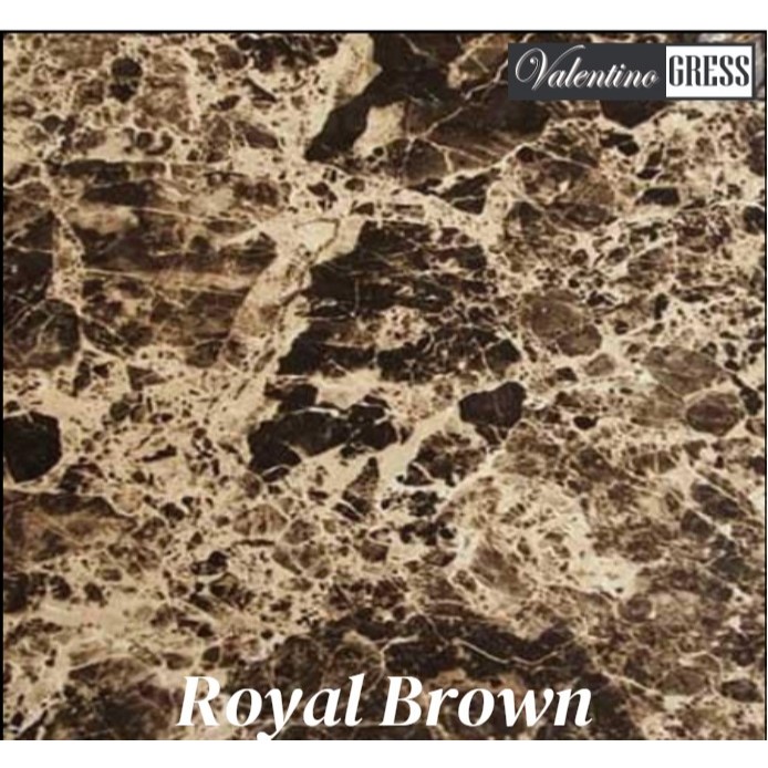 Granit Lantai Valentino Gress Brown Motif 60x60cm