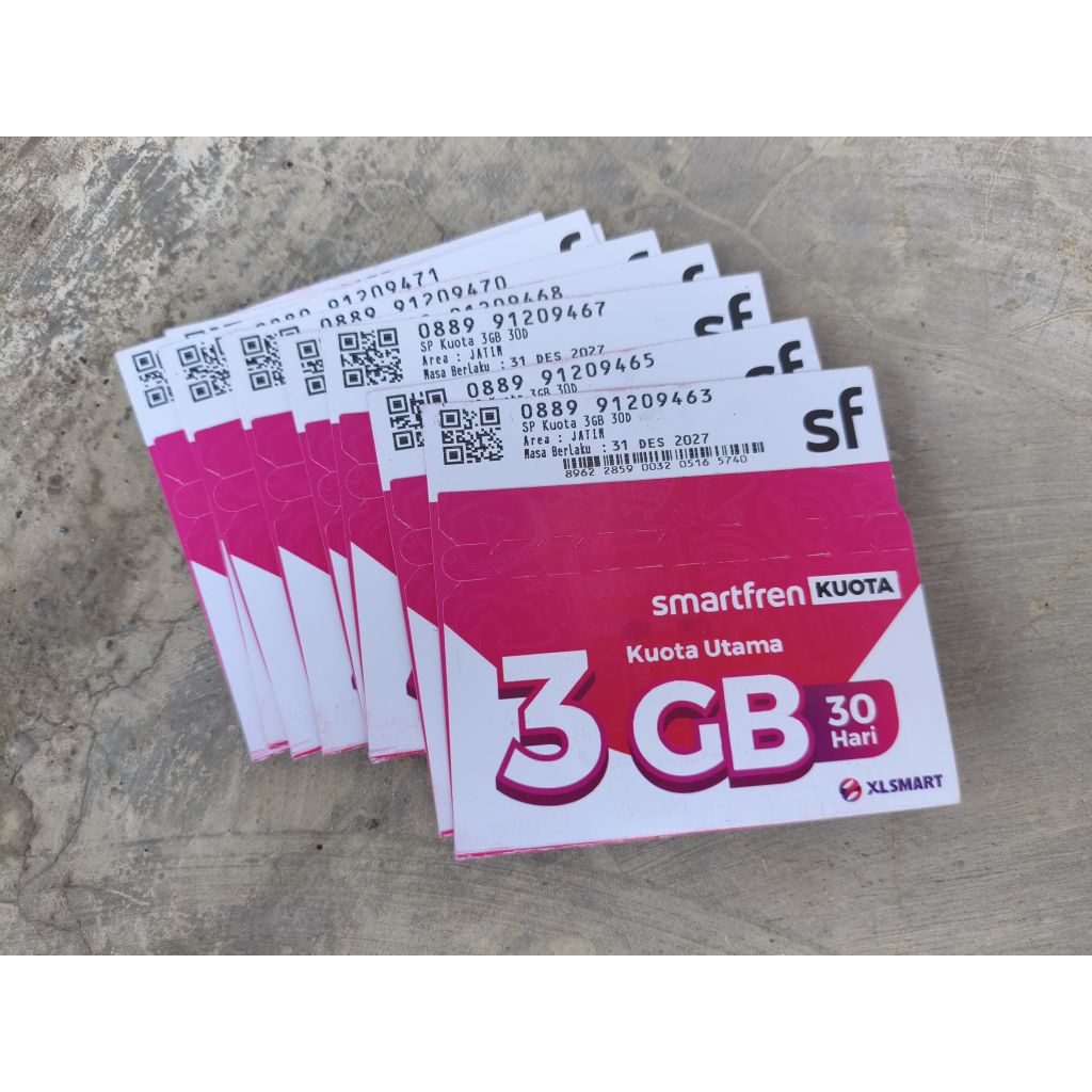 NEW Kartu Perdana Smartfren 3GB 30 hari