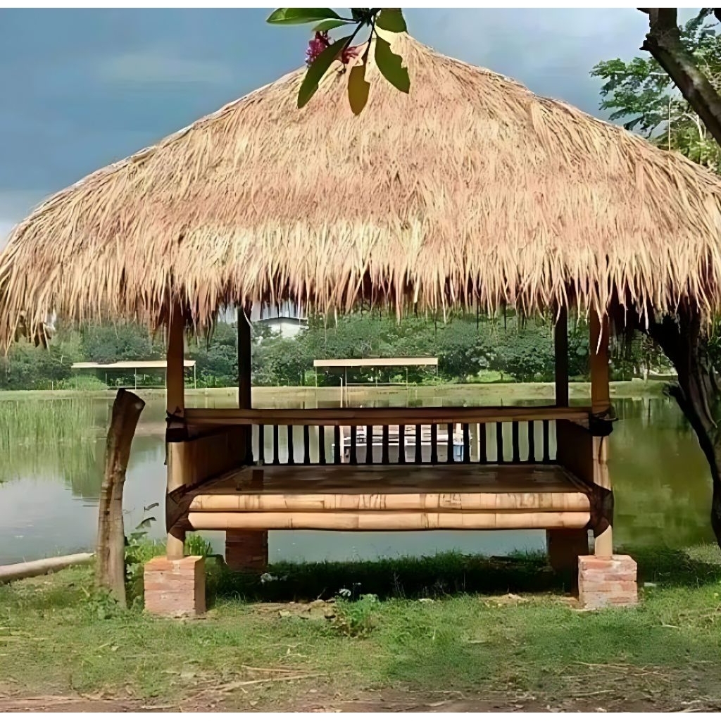 Gazebo Bambu Atap Ilalang