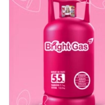 bright gas 5,5KG tabung + isi