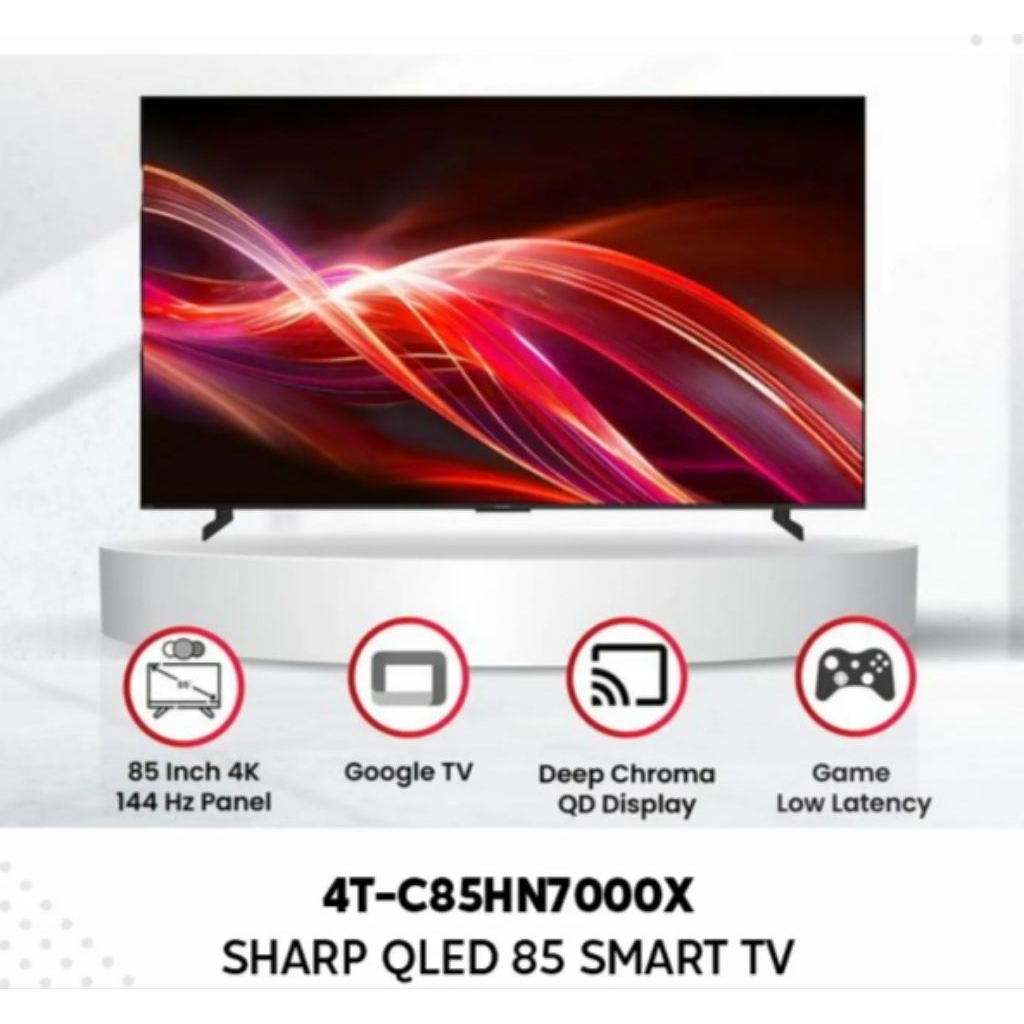 SHARP LED Google TV 85 inch 4T-C85HN7000X
