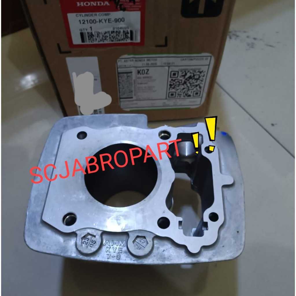 12100 KYE 900...CYLINDER COMP HONDA CB150 Verza (2018 - Sekarang) ...ORI AHM