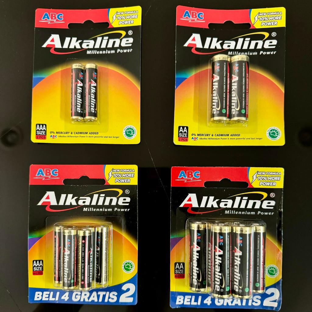 Batu Baterai / Battery 1,5V ABC ALKALINE AA / AAA