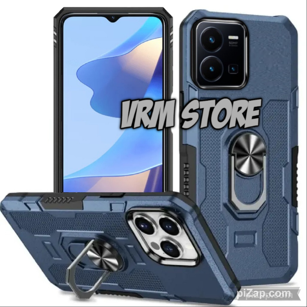 Case Robot Hp Vivo Y35 Case HIT EYE RING Case Robot Standing