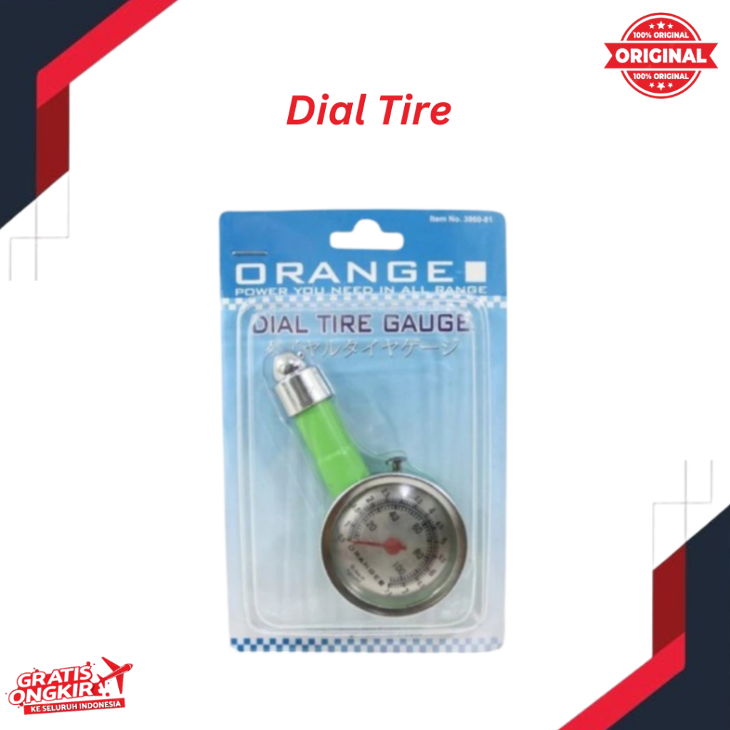 ORANGE Tire Pressure Gauge BESI Alat Tester Ukur Tekanan Angin Ban ORANGE TPMS Pengukur Angin Ban Ja