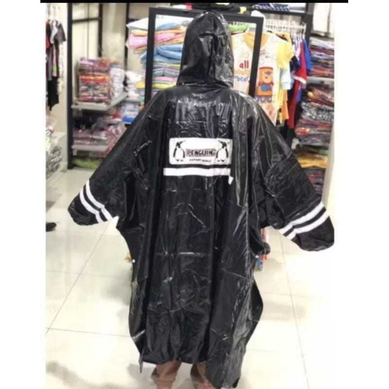 JAS HUJAN PONCO LENGAN  PX BLACK PINGUIN/ JAS HUJAN MANTEL
