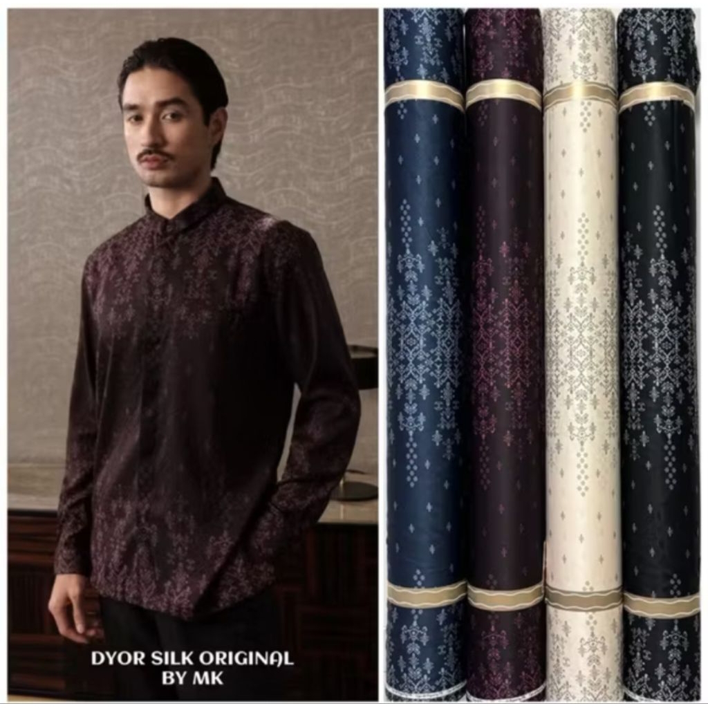 Bahan kain Dior silk Rumi/kain Dior silk