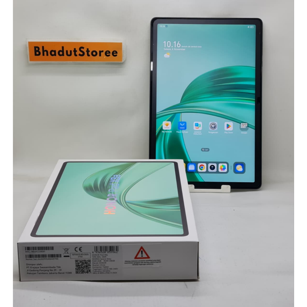 Honor Pad X8A 4/128 GB Wifi Only Garansi Resmi Indonesia Second