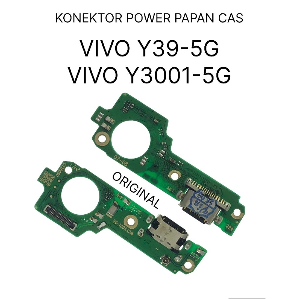 KONEKTOR POWER PAPAN CAS PENGGANTI VIVO Y39-5G/VIVO Y3001 5G ORIGINAL