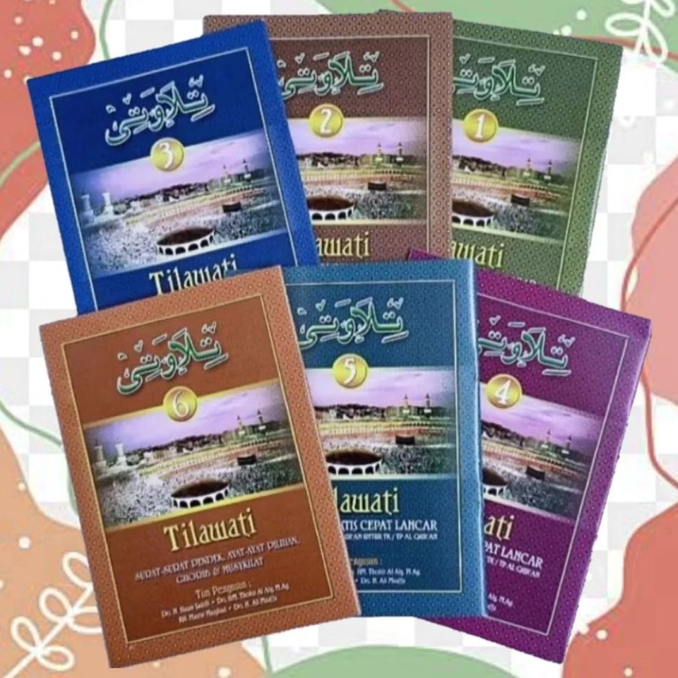 Tilawati jilid 1 sampai 6 pretelan ORIGINAL