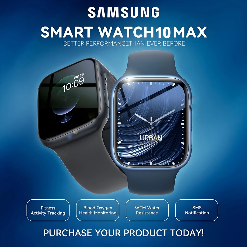 [COD] Samsung S10 Pro Max Smartwatch Layar sentuh HD jam tangan pintar tahan air olahraga bluetooth 