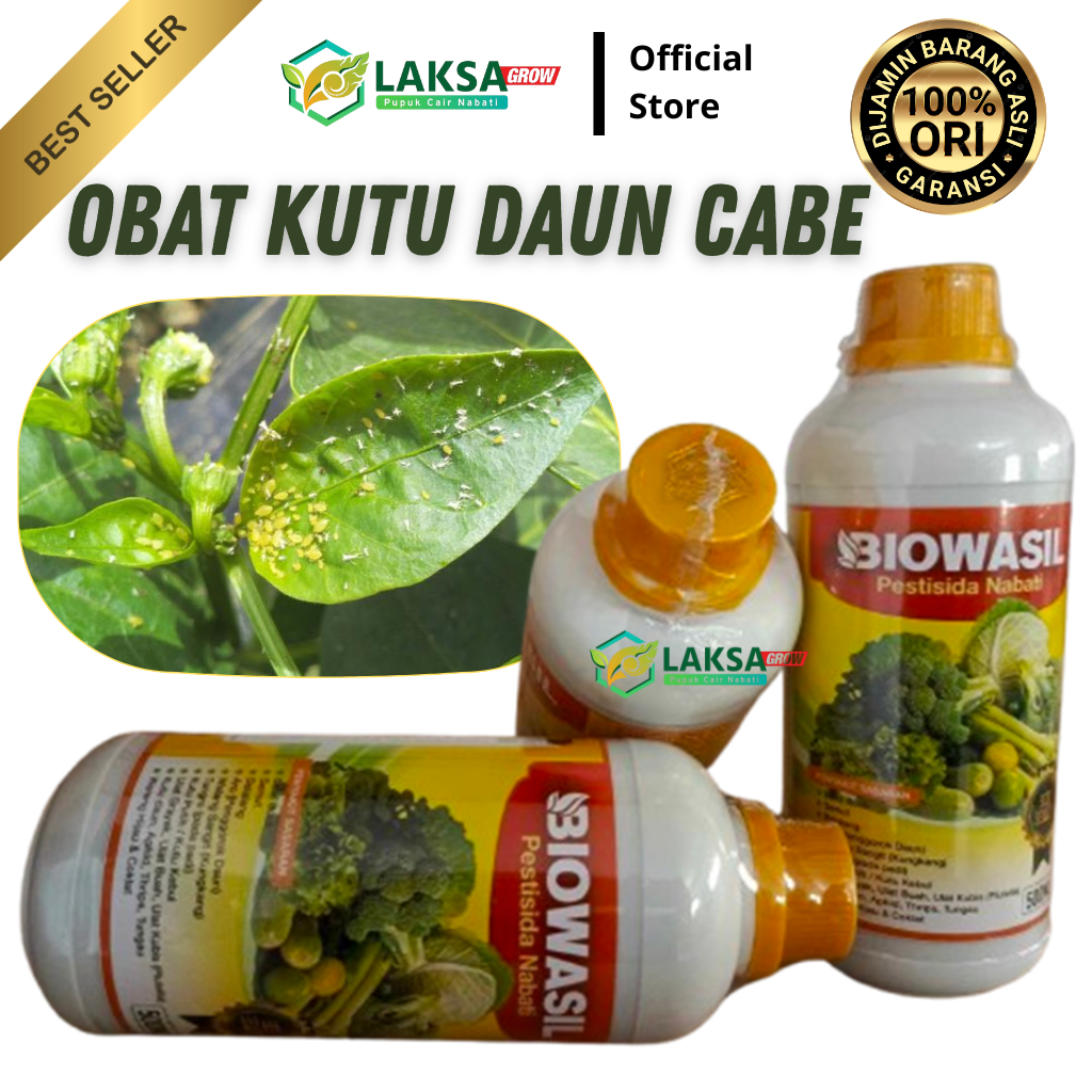 PROMO COD BIOWASIL 500ml Pestisida Nabati Obat Hama Kutu Daun Cabe - Obat Pembasmi Kutu Daun Cabe - 
